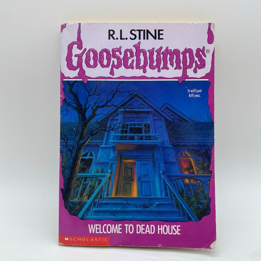 Goosebumps Welcome to Dead House Book 1 RL Stine First Printing Paperback
